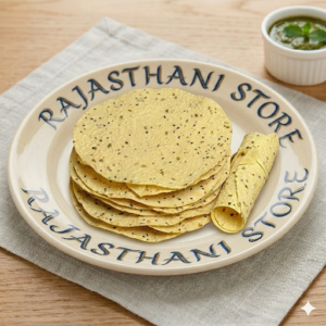 Moong Dal Sada Papad